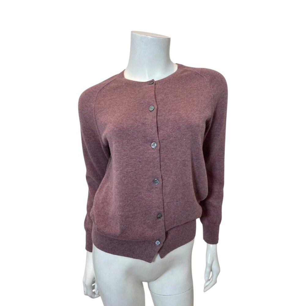 Isabel Marant Etoile Crew Neck Cardigan in Purple Size FR 38